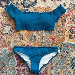 Dark Teal Two Piece Bikini